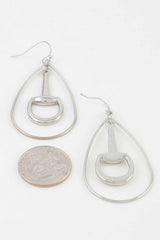 Modern Toggle Teardrop Earrings