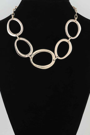 Polished Statement Chain Necklace