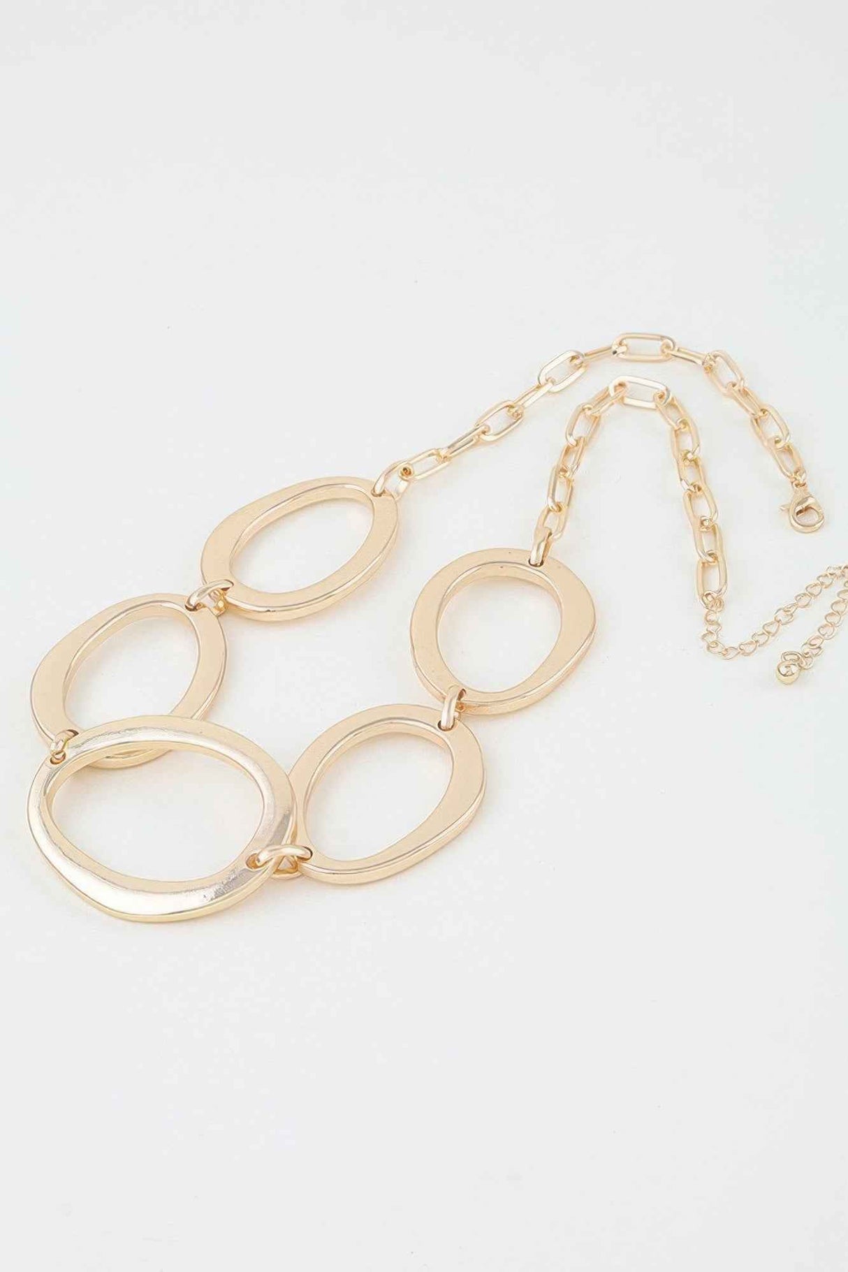 Polished Statement Chain Necklace