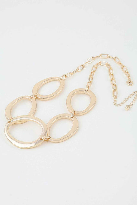 Polished Statement Chain Necklace