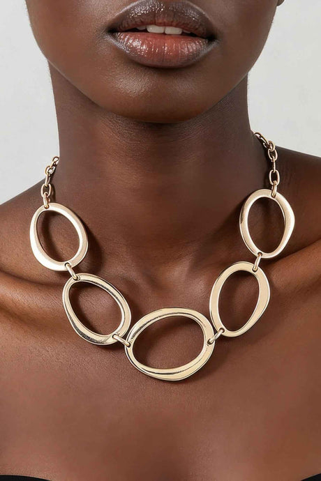 Polished Statement Chain Necklace