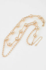 Double Polished Space Chain Necklace