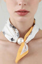 Rose Scarf Wrap Necklace