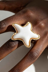 Swimming Star Statement Ring