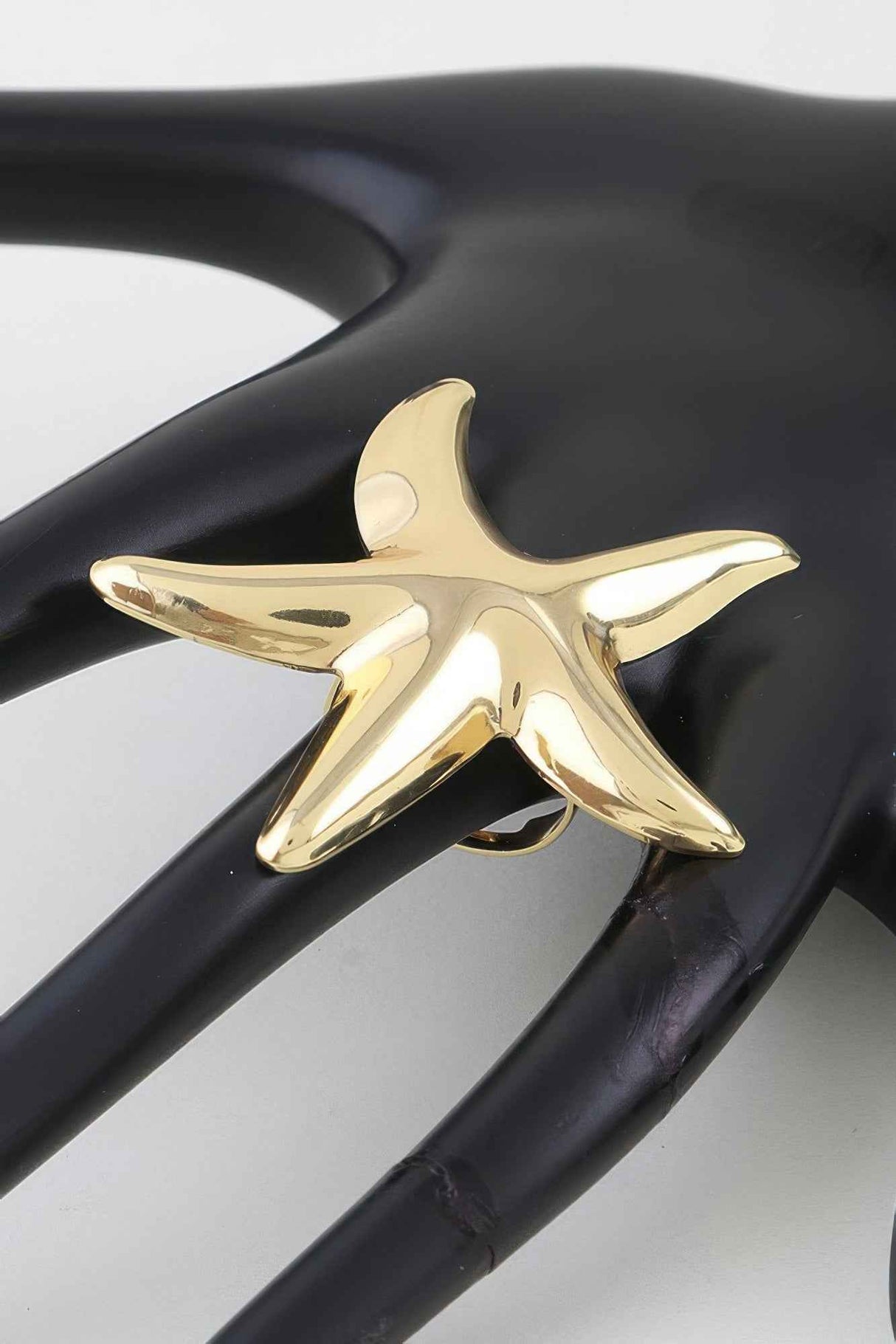 Polished Starfish Statement Ring