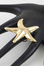 Polished Starfish Statement Ring