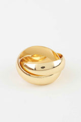 Polished Intertwined Band Ring