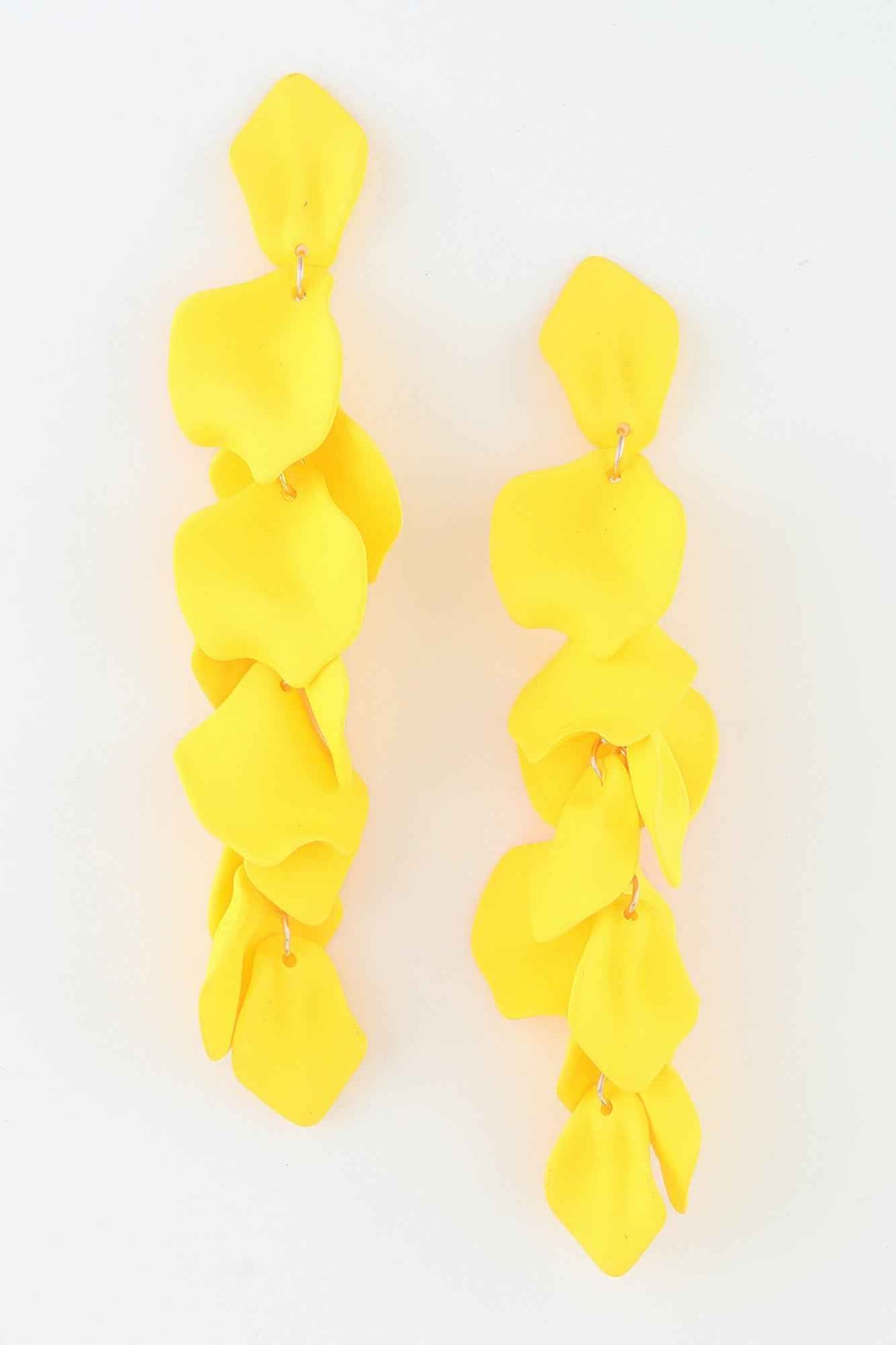 Bright Petal Blossom Drop Earrings