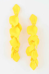 Bright Petal Blossom Drop Earrings