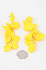 Bright Petal Blossom Drop Earrings