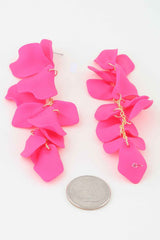 Bright Petal Blossom Drop Earrings