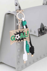 Goal Getter Soccer Bag Charm Key Chain