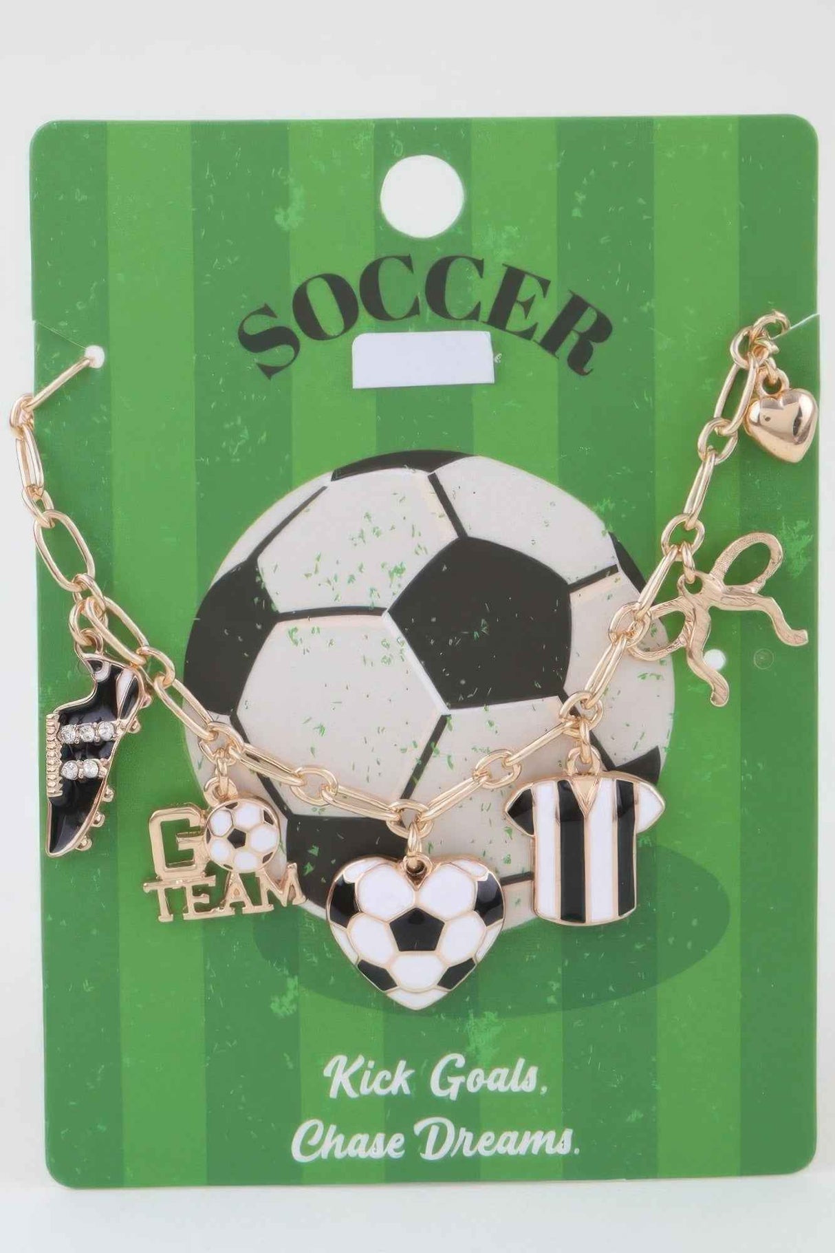 Varsity Vibes Soccer Charm Necklace