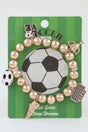 Game Day Glory Soccer Charm Bracelet