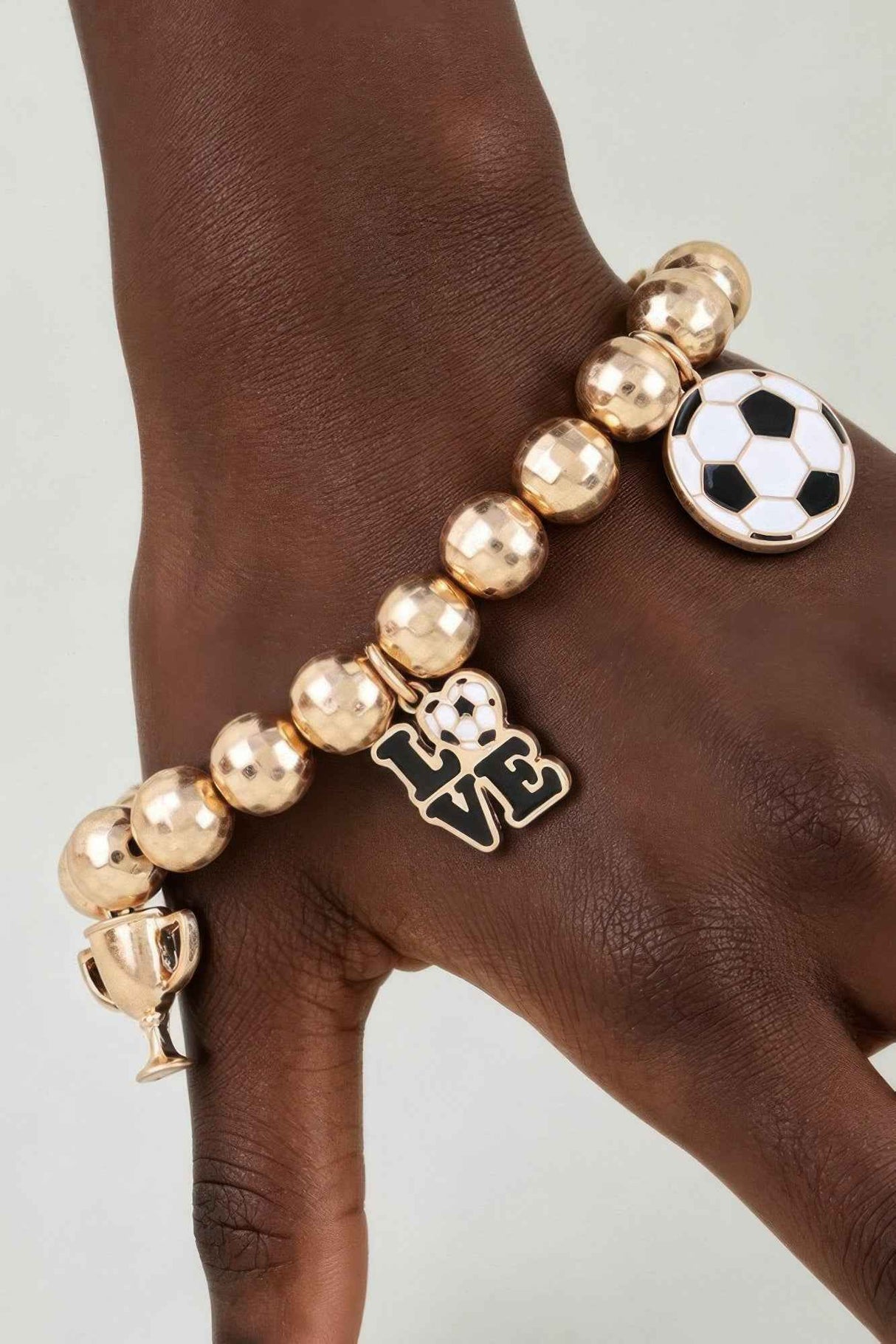 Game Day Glory Soccer Charm Bracelet