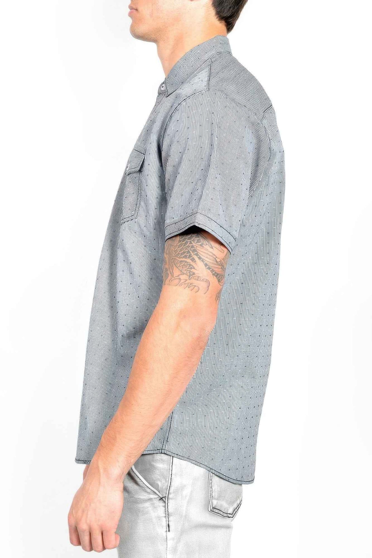 Men's Casual Short Sleeve Patterned Shirts