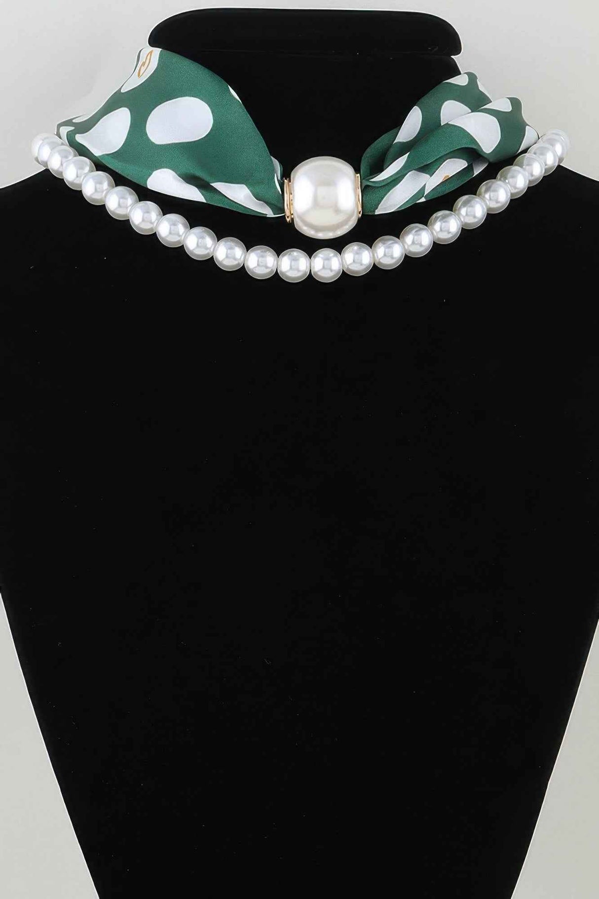 Luxury Scarf Beaded Choker Necklace