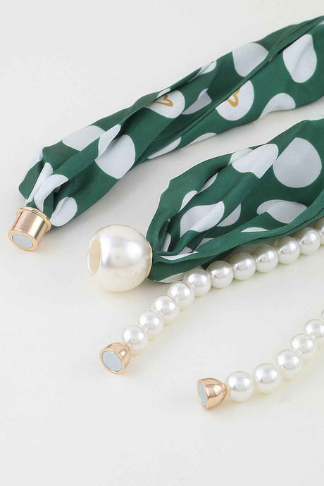 Luxury Scarf Beaded Choker Necklace