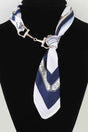 Scarf Wrap Toggle Statement Necklace
