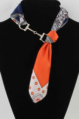 Scarf Wrap Toggle Statement Necklace