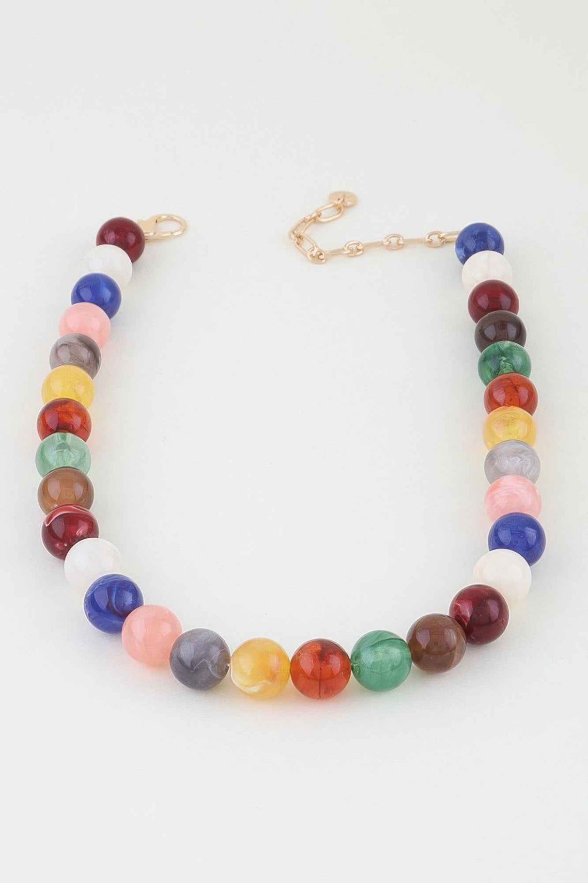 Multicolor Beaded Statement Necklace