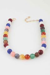 Multicolor Beaded Statement Necklace