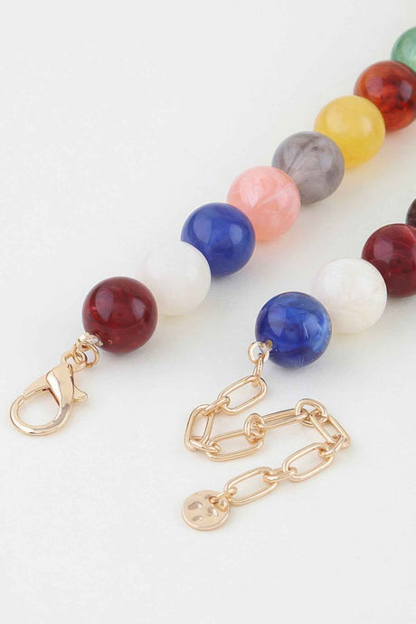 Multicolor Beaded Statement Necklace
