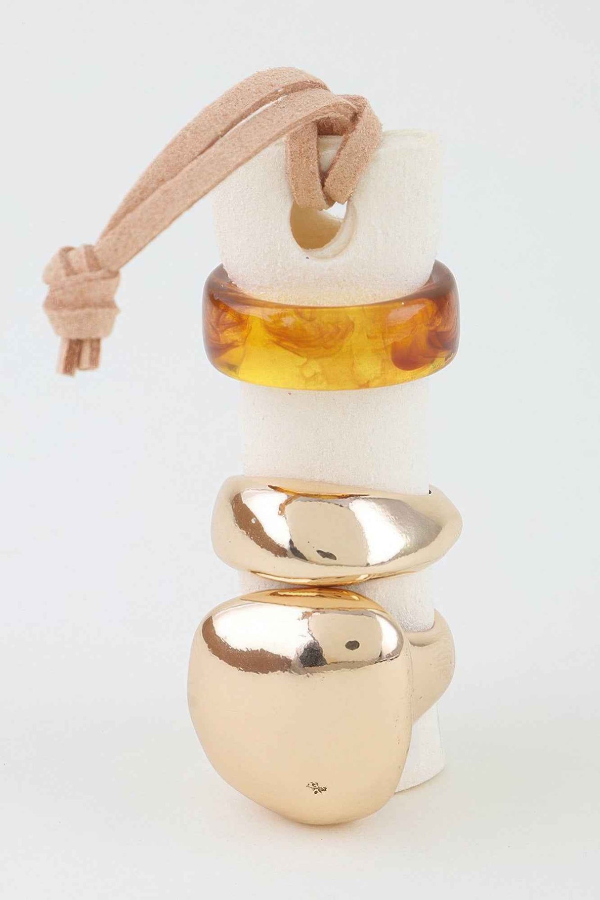 Modern Triple Band Statement Rings Set