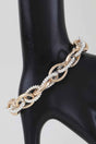 Multi Intertwined Twisted Chain Bracelet