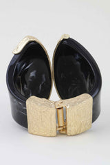 Abstract Stone Pillar Cuff Bracelet