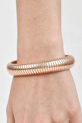 Polished Snake Chain Bangle Bracelet