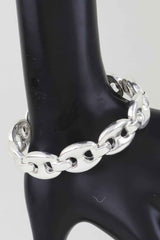 Polished Mariner Link Chain Bracelet