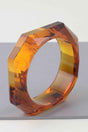 Geometric Crystal Stone Cuff Bracelet