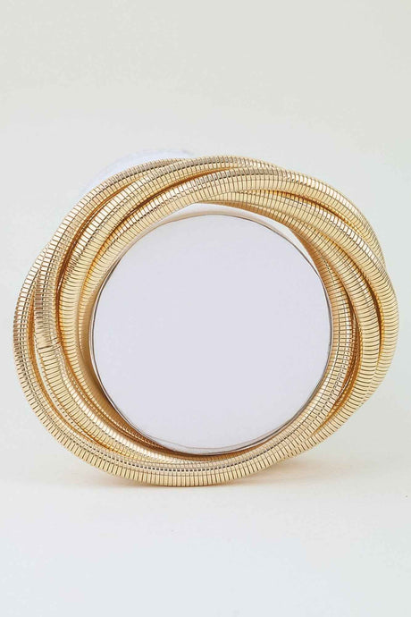 Multi Tangled Tube Chain Bracelet