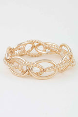 Multi Twisted Link Chain Bracelet
