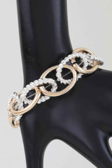 Multi Twisted Link Chain Bracelet