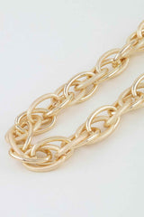 Double Polished Link Chain Choker Necklace