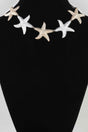 Multi Hammered Starfish Necklace