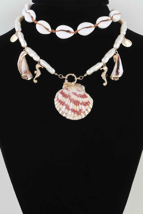 Under The Sea Double Charm Necklace
