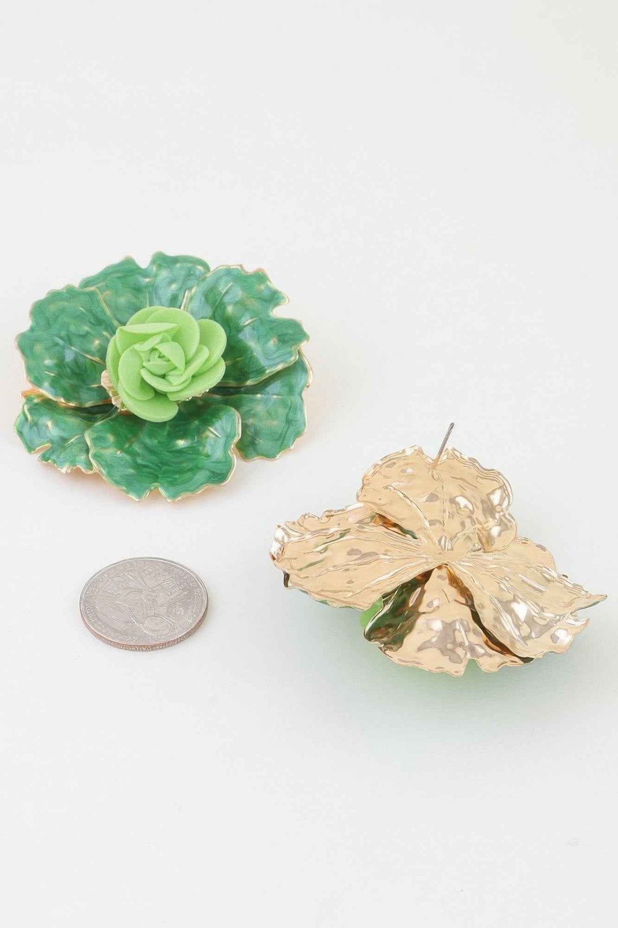 Blooming Watercolor Flower Earrings