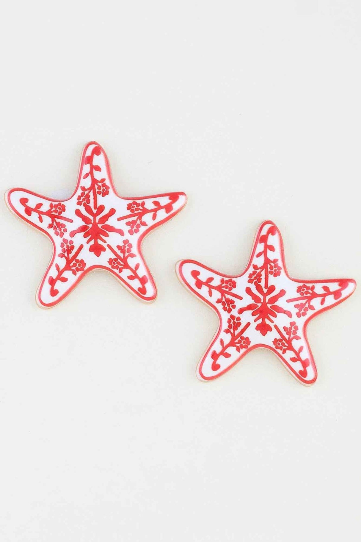 Antique Starfish Stud Earrings