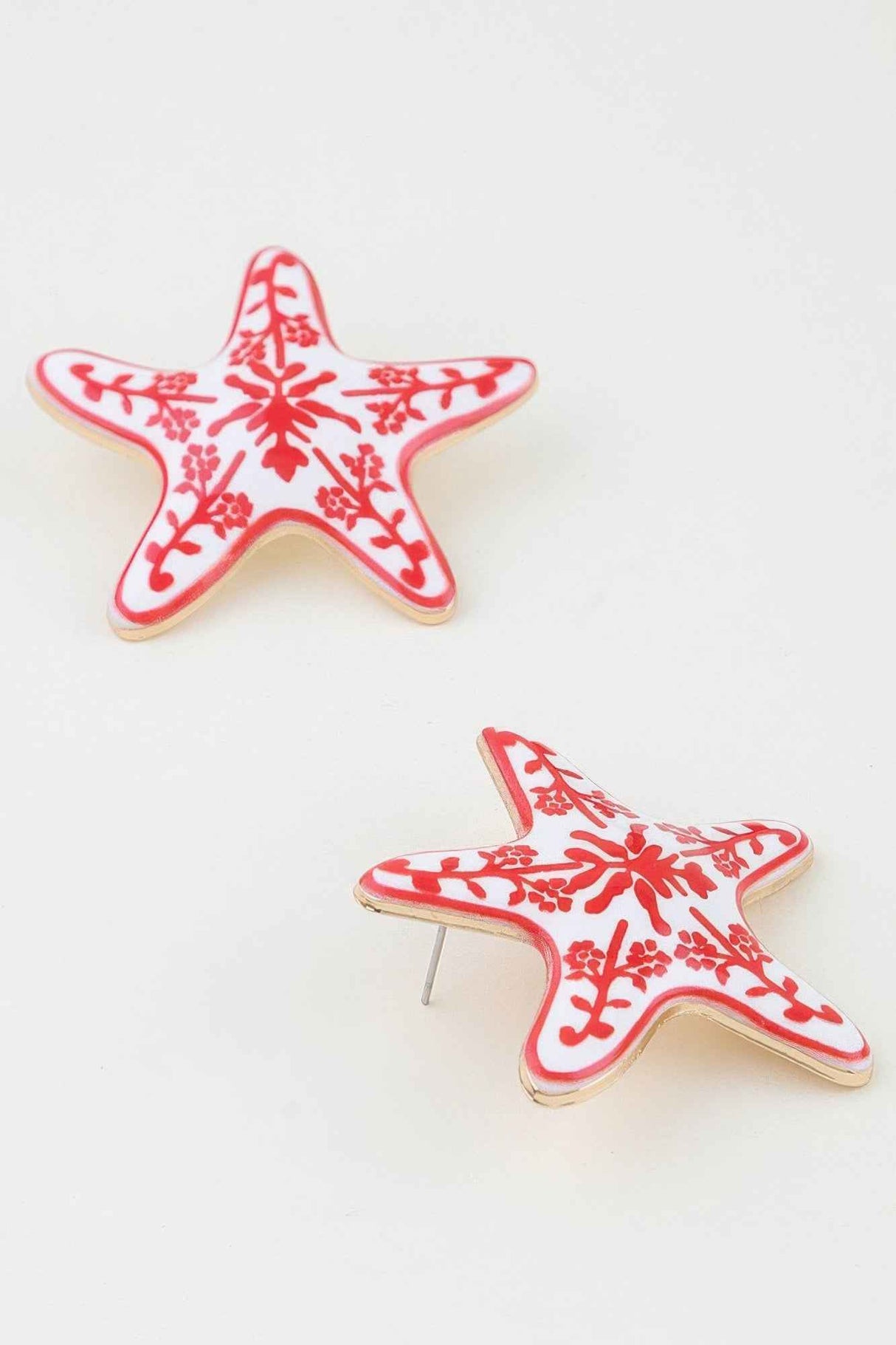 Antique Starfish Stud Earrings