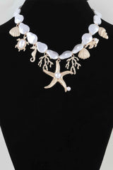 Multi Under The Sea Charm Beaded Necklace