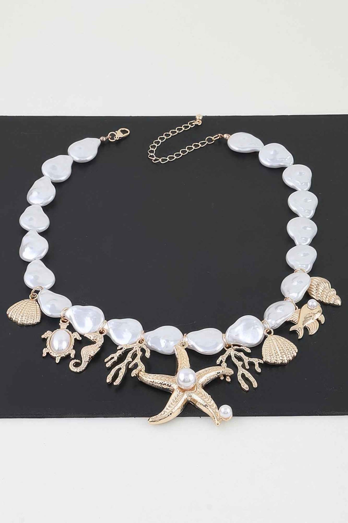 Multi Under The Sea Charm Beaded Necklace