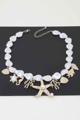 Multi Under The Sea Charm Beaded Necklace