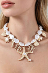 Multi Under The Sea Charm Beaded Necklace