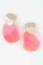 Modern Marble Stone Fashion Earrings