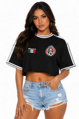 Short Sleeve Cotton Mexico Print Shirt