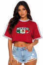 Short Sleeve Cotton Mexico Print Shirt