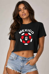 Short Sleeve Cotton Mexico Print Shirt